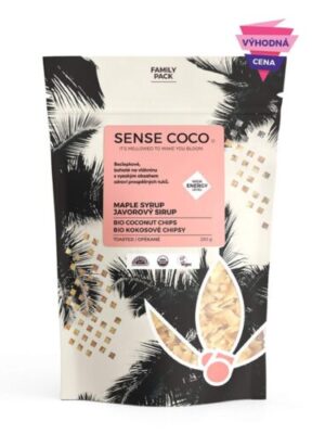 Sense Coco Kokosové chipsy perníkové BIO 250 g