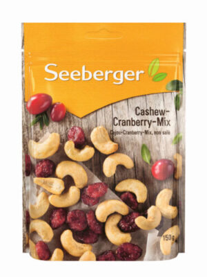 Seeberger Kešu - brusnicový mix 150g