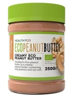 Healthyco Arašidové maslo chrumkavé BIO 350 g