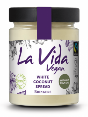 La Vida Vegan Nátierka biely kokos BIO 270 g