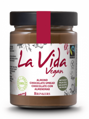 La Vida Vegan Čokoládová nátierka mandľová BIO 270 g