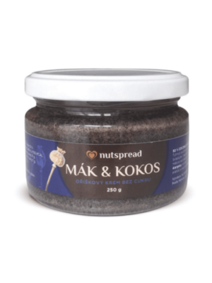 Nutspread Kokosovo - makové maslo 250 g