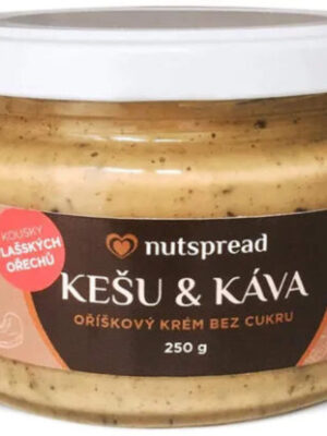 Nutspread Kešu maslo s kávou a vlašskými orechmi 250 g