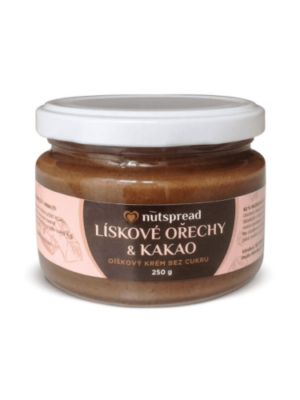 Nutspread lieskovoorieškové maslo s kakaom 250 g