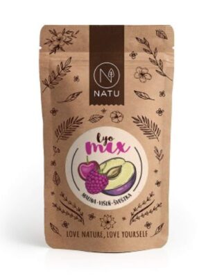 Natu lyo Mix malina & višňa RAW 35 g