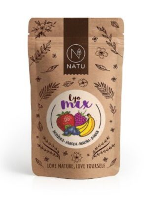 Natu lyo Mix čučoriedka & jahoda RAW 35 g